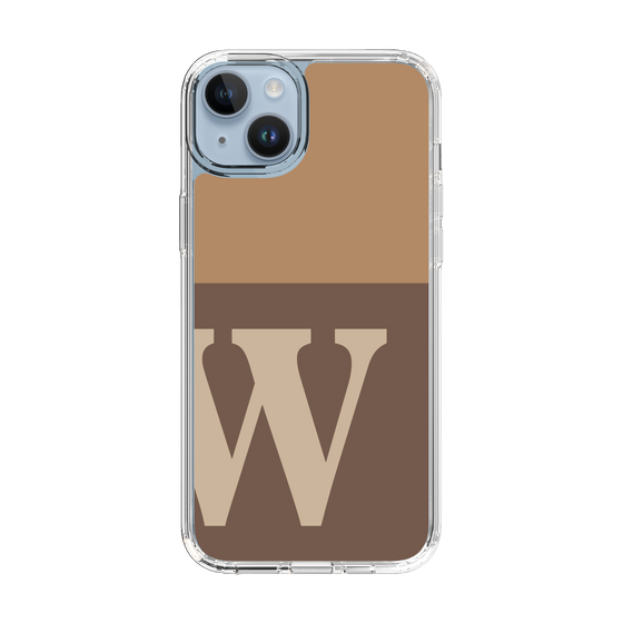 Slim Protection Case［ Original - initial two tone - W brown ］