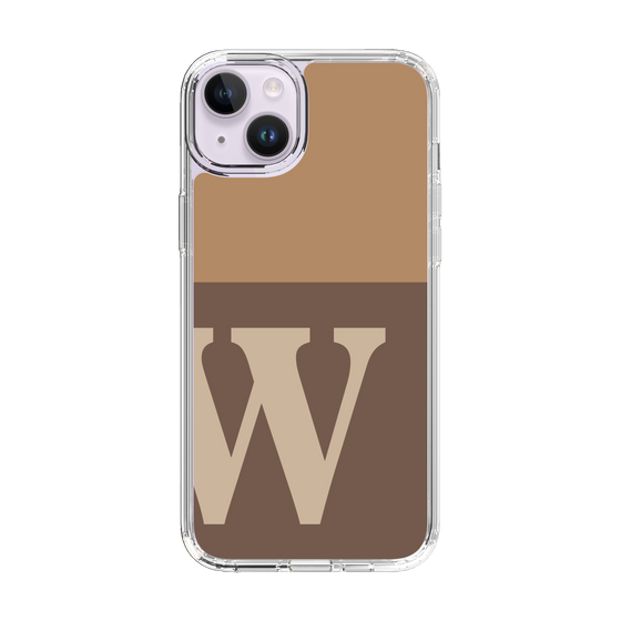Slim Protection Case［ Original - initial two tone - W brown ］