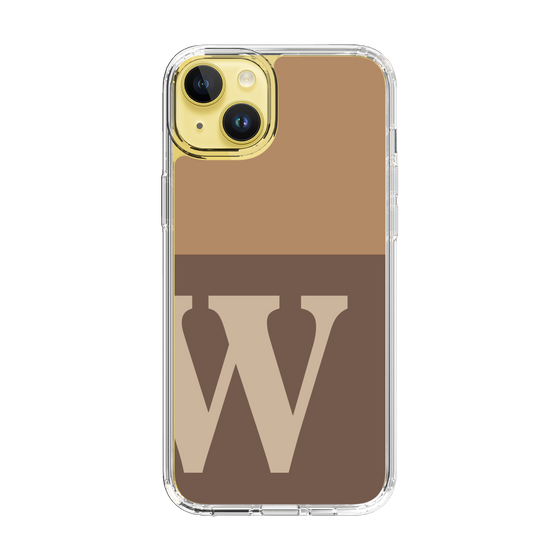 Slim Protection Case［ Original - initial two tone - W brown ］