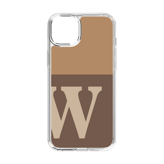 Slim Protection Case［ Original - initial two tone - W brown ］