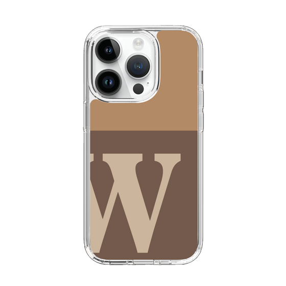 Slim Protection Case［ Original - initial two tone - W brown ］