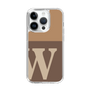 Slim Protection Case［ Original - initial two tone - W brown ］