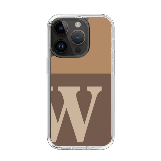Slim Protection Case［ Original - initial two tone - W brown ］
