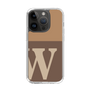Slim Protection Case［ Original - initial two tone - W brown ］