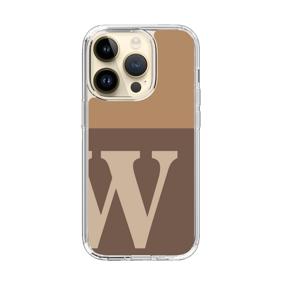 Slim Protection Case［ Original - initial two tone - W brown ］