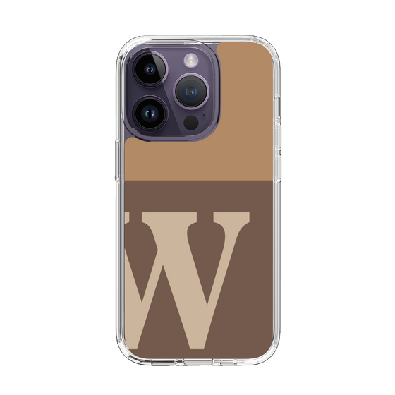 Slim Protection Case［ Original - initial two tone - W brown ］