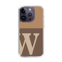 Slim Protection Case［ Original - initial two tone - W brown ］