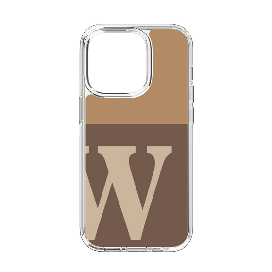 Slim Protection Case［ Original - initial two tone - W brown ］