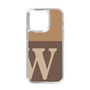 Slim Protection Case［ Original - initial two tone - W brown ］