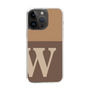 Slim Protection Case［ Original - initial two tone - W brown ］