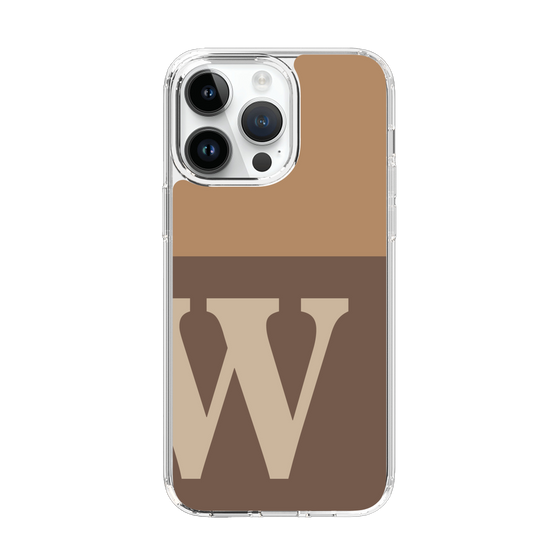 Slim Protection Case［ Original - initial two tone - W brown ］