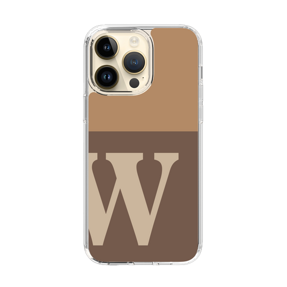 Slim Protection Case［ Original - initial two tone - W brown ］