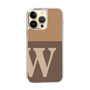 Slim Protection Case［ Original - initial two tone - W brown ］