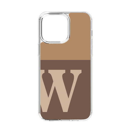 Slim Protection Case［ Original - initial two tone - W brown ］