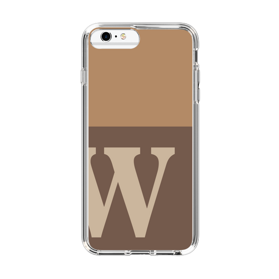 Slim Protection Case［ Original - initial two tone - W brown ］