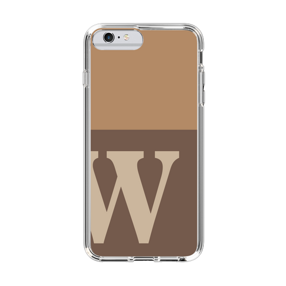 Slim Protection Case［ Original - initial two tone - W brown ］