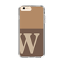 Slim Protection Case［ Original - initial two tone - W brown ］