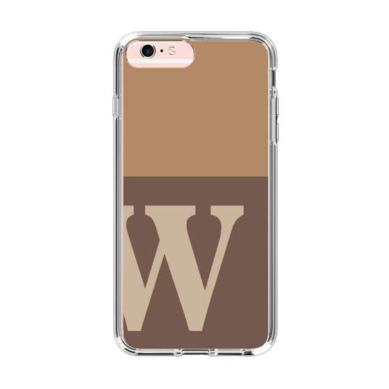 Slim Protection Case［ Original - initial two tone - W brown ］