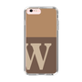 Slim Protection Case［ Original - initial two tone - W brown ］