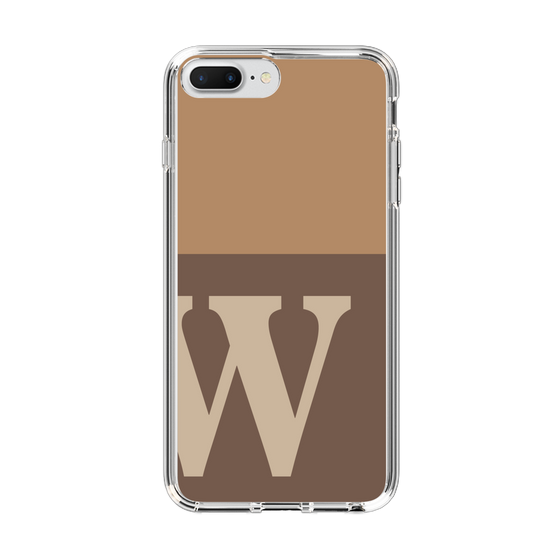 Slim Protection Case［ Original - initial two tone - W brown ］