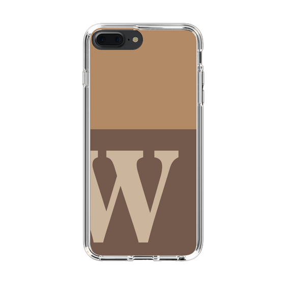 Slim Protection Case［ Original - initial two tone - W brown ］