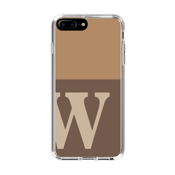 Slim Protection Case［ Original - initial two tone - W brown ］