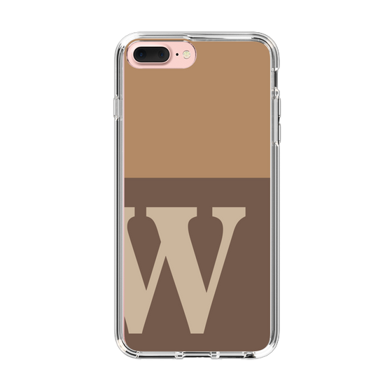 Slim Protection Case［ Original - initial two tone - W brown ］