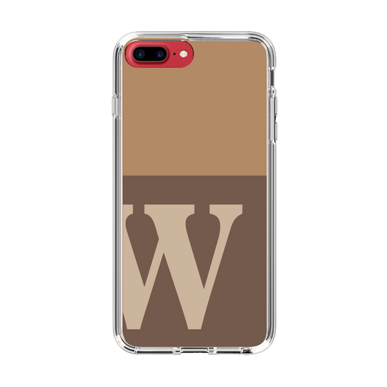 Slim Protection Case［ Original - initial two tone - W brown ］