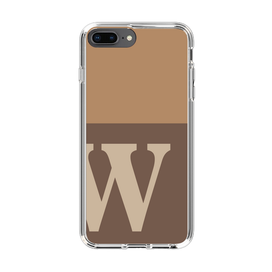 Slim Protection Case［ Original - initial two tone - W brown ］