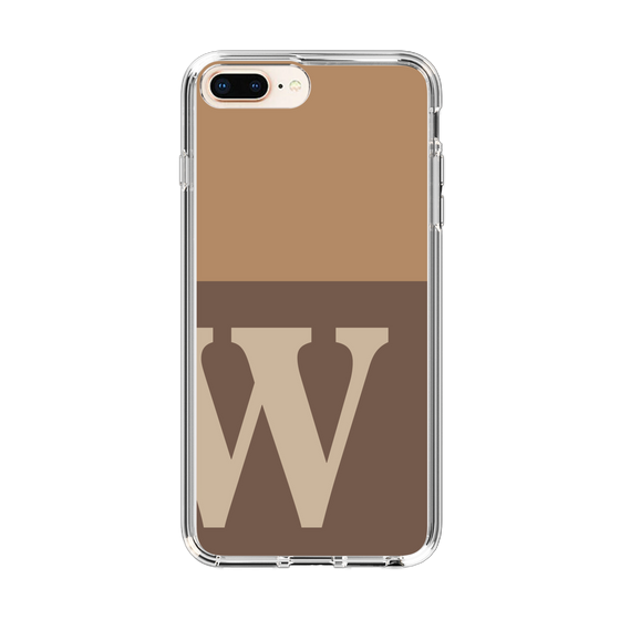 Slim Protection Case［ Original - initial two tone - W brown ］