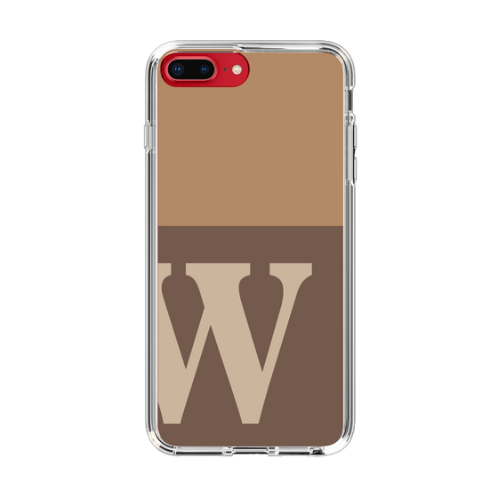 Slim Protection Case［ Original - initial two tone - W brown ］