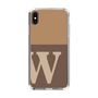 Slim Protection Case［ Original - initial two tone - W brown ］