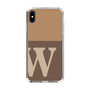 Slim Protection Case［ Original - initial two tone - W brown ］