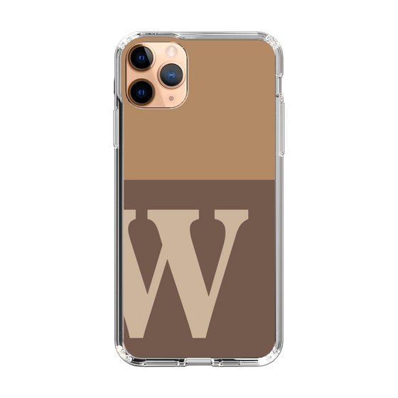 Slim Protection Case［ Original - initial two tone - W brown ］