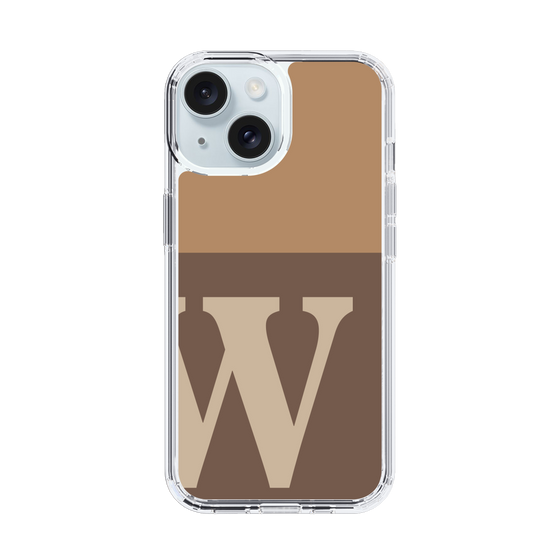 Slim Protection Case［ Original - initial two tone - W brown ］