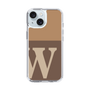Slim Protection Case［ Original - initial two tone - W brown ］
