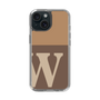 Slim Protection Case［ Original - initial two tone - W brown ］
