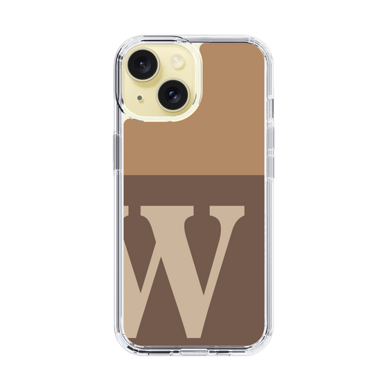 Slim Protection Case［ Original - initial two tone - W brown ］