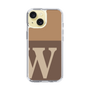 Slim Protection Case［ Original - initial two tone - W brown ］