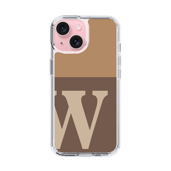 Slim Protection Case［ Original - initial two tone - W brown ］
