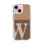 Slim Protection Case［ Original - initial two tone - W brown ］