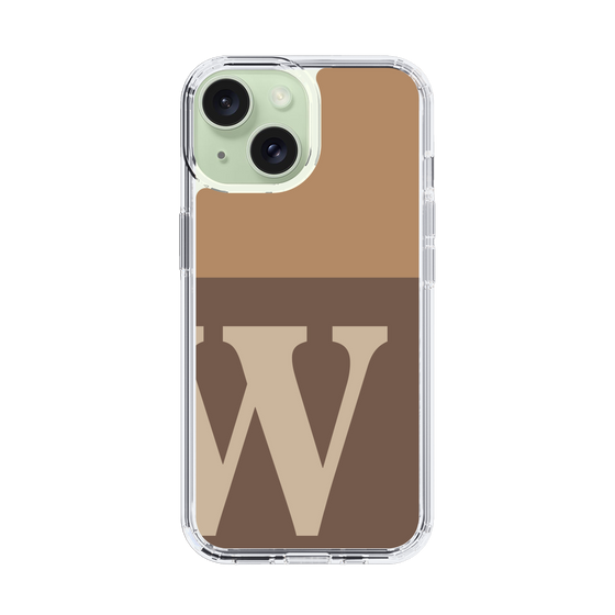 Slim Protection Case［ Original - initial two tone - W brown ］