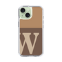Slim Protection Case［ Original - initial two tone - W brown ］