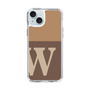 Slim Protection Case［ Original - initial two tone - W brown ］
