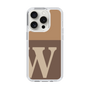 Slim Protection Case［ Original - initial two tone - W brown ］