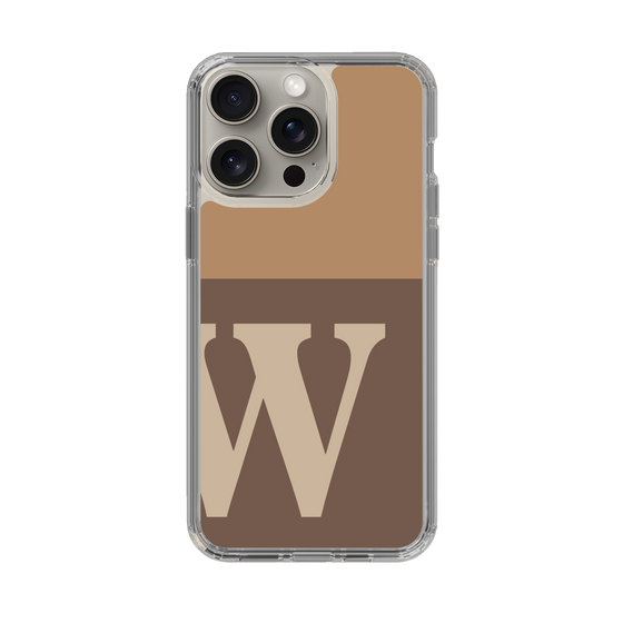 Slim Protection Case［ Original - initial two tone - W brown ］