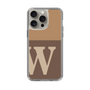 Slim Protection Case［ Original - initial two tone - W brown ］