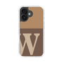 Slim Protection Case［ オリジナル - initial two tone - W brown ］