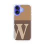 Slim Protection Case［ オリジナル - initial two tone - W brown ］