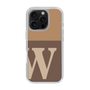 Slim Protection Case［ オリジナル - initial two tone - W brown ］
